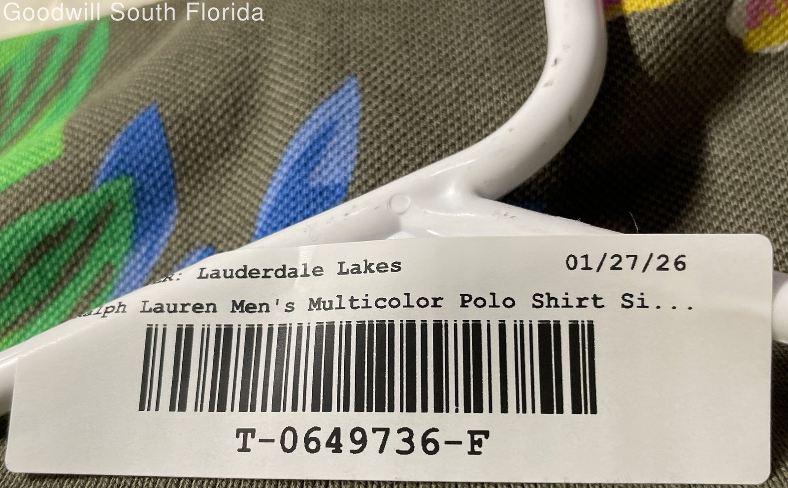 Polo Ralph Lauren Mens Multicolor Floral Classic Fit Polo Shirt Size S With Tags thumbnail 6