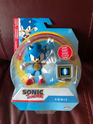 #ad Jakks Pacific Sonic The Hedgehog Classic Sonic Figure W Shield Item Box New $18.00
