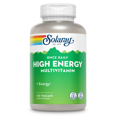 SOLARAY Once Daily High Energy Multivitamin Time Release, 120 VegCaps