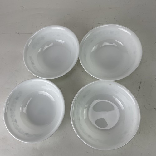 4er SET - CORELLE - SCHWARZE WICKELTORROLLEN - 6 1/4" SUPPE MÜSLI SALATSCHÜSSELN - Bild 2 von 3