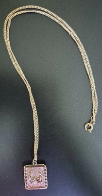 hübsche  Damen Halskette silber Modeschmuck Sternbild Zwillinge 50 cm