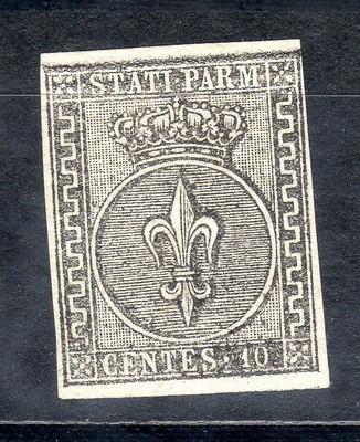 parma 1852 10c no. 2 new hp 350