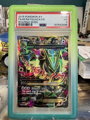 M Rayquaza-EX graded PSA 3 for sale on eBay