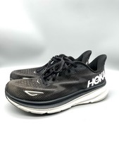 Hoka One One Clifton 9 Women's Size 11B Running Shoes Black & White