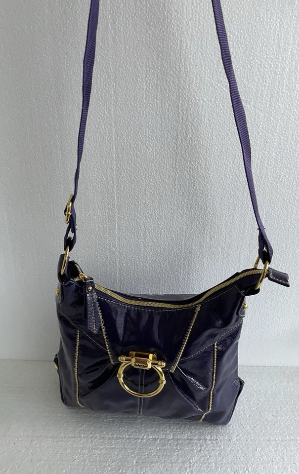 Bolso de mano Baby Phat púrpura años 90/Y2K bolso de hombro vintage Foto 2 de 4