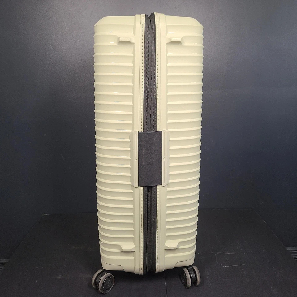 Maleta grande Samsonite UpLift 29" rígida giratoria cerradura TSA beige excelente Foto 4 de 4