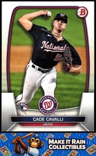 Cade Cavalli 2023 Bowman #94 Washington Nationals Rookie RC