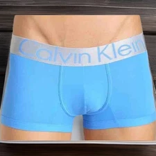 Calvin Klein MEN's (MEDIUM ) Icon MICROFIBER LOW RISE TRUNKS NB2540-441 $30