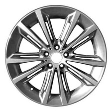 20x8.5 10 Split Spoke Refurbished Front Aluminum Wheel Pvd Dark Chrome 560-71584