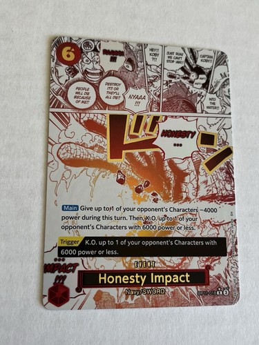 One Piece CCG Honesty Impact Alt Art OP11-018 - Near Mint!