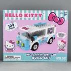 Sanrio Hello Kitty SURF VAN Build Set 109 Pc W/ Hello Kitty Figure NIB