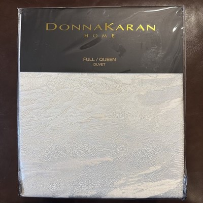 Donna Karan Home Seduction Ivory Full/Queen Duvet NEW
