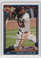 2021 Topps Transcendent Party 78/95 Ronald Acuna Jr #1991-RA ms9