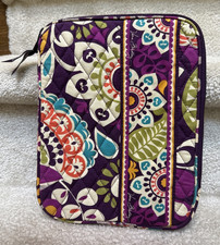 VERA BRADLEY Padded Tablet iPad Organizer Canyon Case 8" x 10" Zip Sleeve