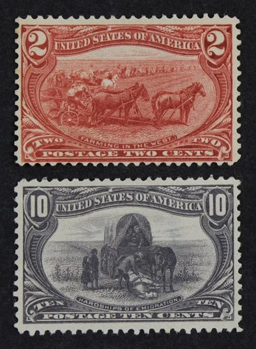 CKStamps: US Stamps Collection Scott#286 290 Unused NG #290 Lightly Crease