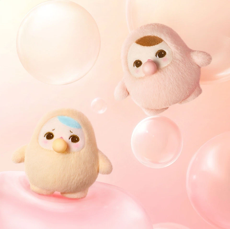 US SELLER Authentic Popmart PUCKY BEANIE BUBBLE UP SERIES Plush Pendant - Image 4 of 4