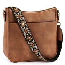 BOSTANTEN Crossbody Bags for Women Trendy Vegan Leather Hobo Purses Shoulder ...