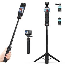 VRIG OSMO Pocket 3 Selfie Stick Tripod for Action Camera,Extendable Mini Trip...
