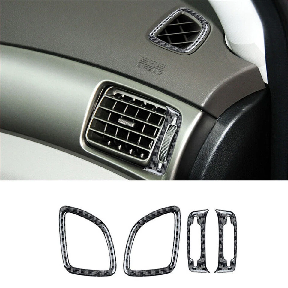 Kit de cubierta interior completo de fibra de carbono de 34 piezas para Subaru Forester 2009-2013 Foto 4 de 4