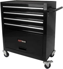 4-Drawers Rolling Tool Cart,Organizer Cabinet Tool Chest Metal Tool Storage