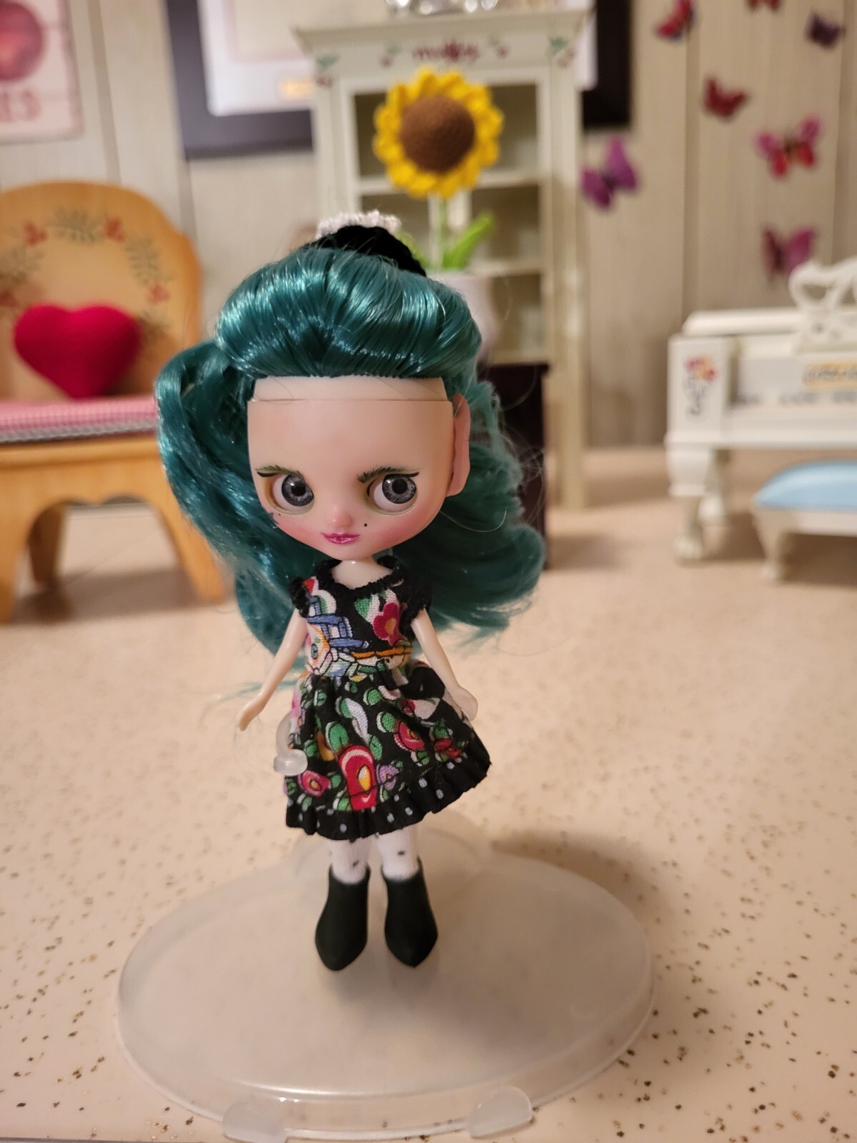 Ooak Rd357 Ebay Stickers Custom Petite Fairy Fashion OOAK Doll/Rose | eBay