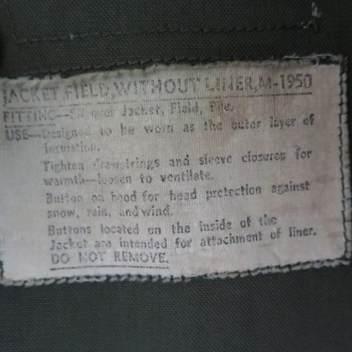 M1950 field deals jacket