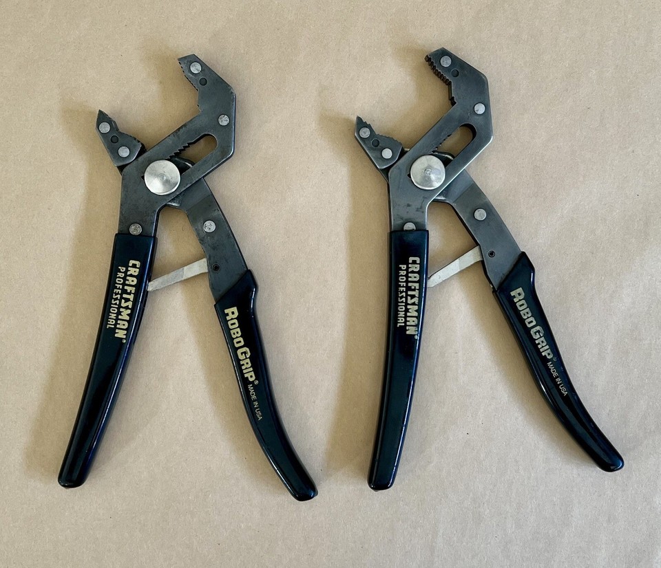 Craftsman ROBO GRIP Professional Adjustable Pliers 9” 45010 Made In USA eBay