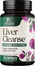 Liver Cleanse  Detox Support Supplement 1166mg with 22 herbs  Milk Thistle