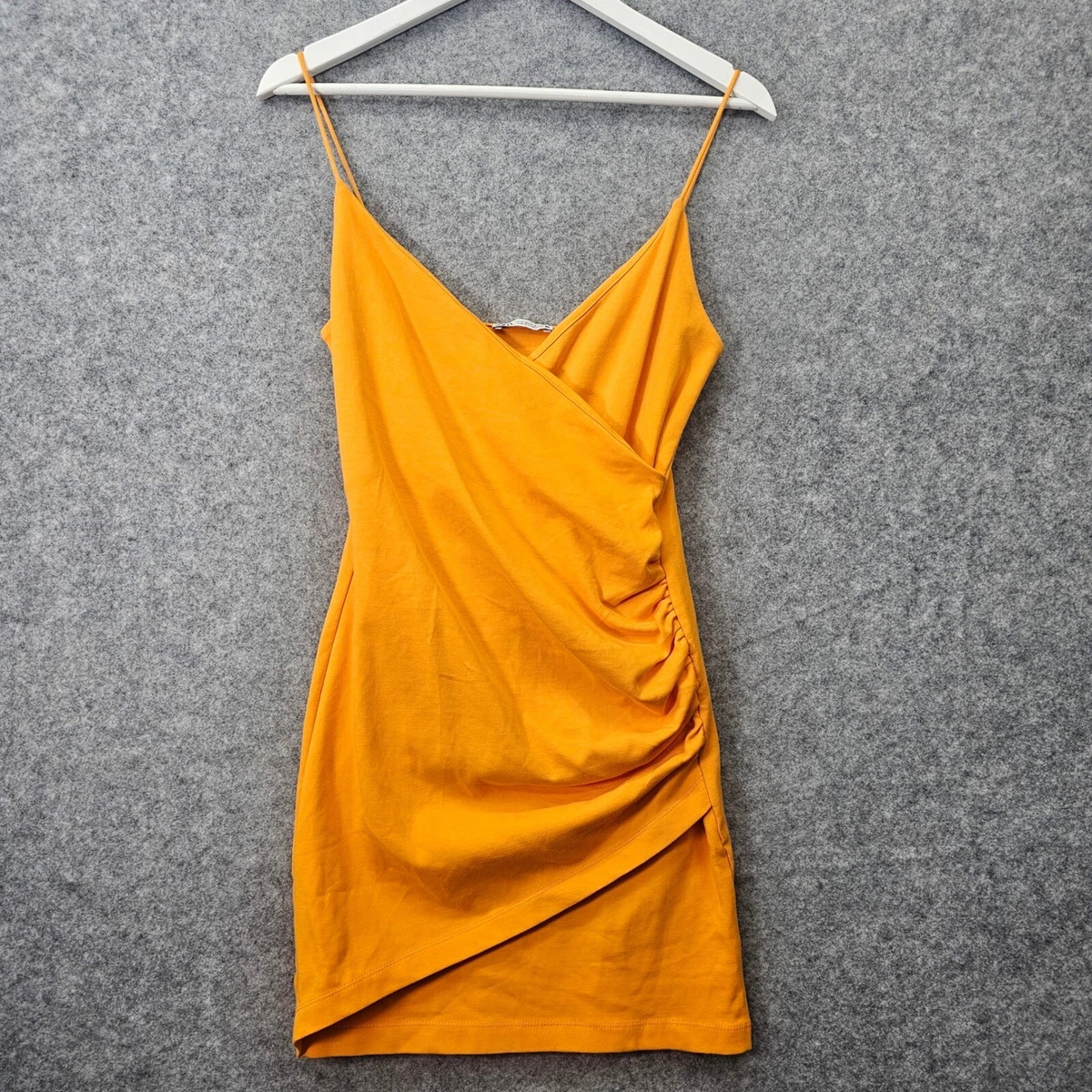 slim fit dress slacks yellow dress cotton dress fitted dress, women dress for party 2218 –  Xiaolizi main image 1