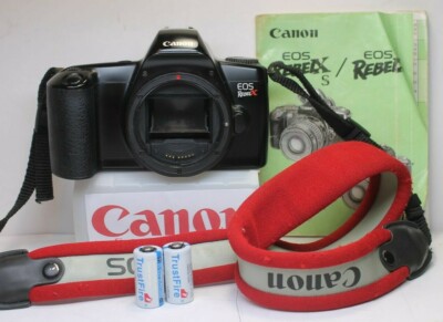 1yrWarranty CANON REBEL EOS REBEL X 35MM FILM CAMERA BODY +manual new batteries