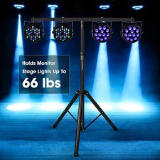 Adjustable DJ Light Stand T-Bar Portable Par Can Tripod Stage Lights Stand 39-70