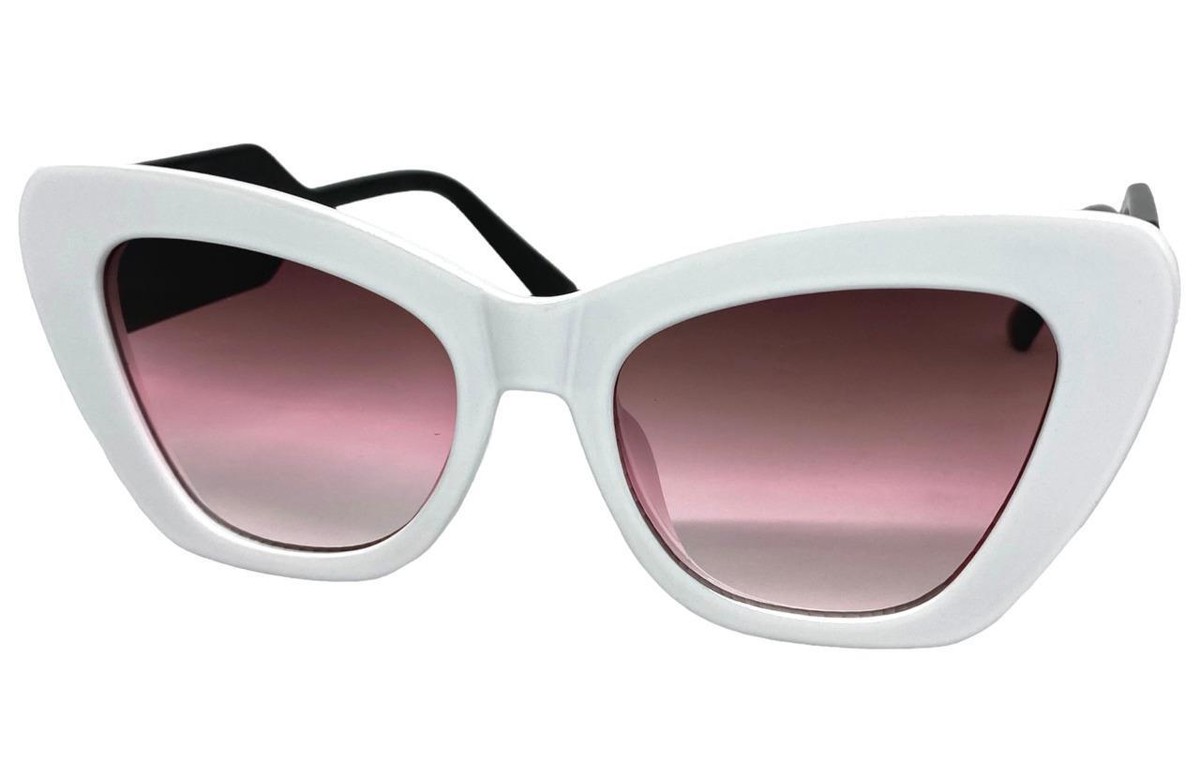 ?Women White Elegant Trendy Cat Eye Polarized Exclusive Eyewear Sunglasses SOL0JC5008E5008_102202_ANGLE_v  main image 3