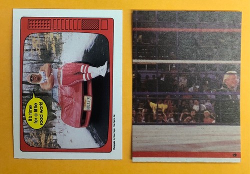 Serie 2 1985 O-Pee-Chee WWF Wrestling Hulk Hogan King Kong Bundy Card Puzzle +1 - Foto 10 di 12