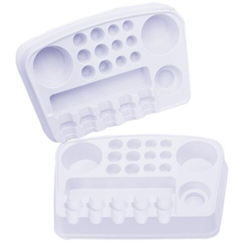 Royun Disposable Plastic Permanent Makeup Tattoo Work Plate Ink Cup Needles Tip