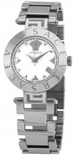 Versace Reve Stainless Steel White Dial Ladies Watch XLQ99D001S09