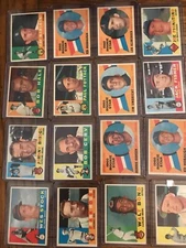 Johnny Briggs 1960 Topps Baseball Card (Sale Is For Card In Title) (6255)