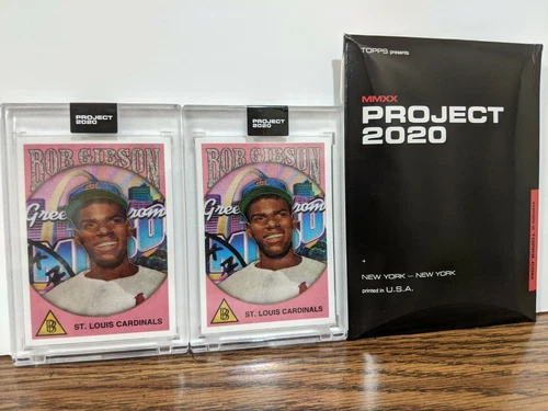 Topps PROJECT 2020 Baseball Card Bob Gibson by Ben Baller #249