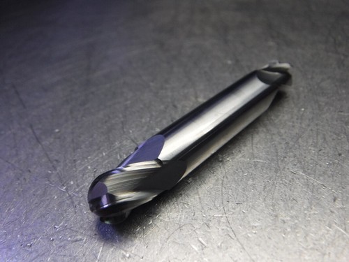 SGS 11mm 4 Flute Carbide Ballnose Endmill 12mm Shank 41462 (LOC3308B) - Picture 3 of 5