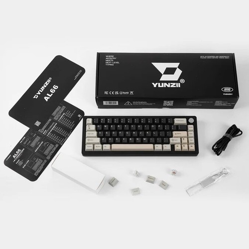 YUNZII AL66 Knob CNC Aluminum Wireless Mechanical Keyboard - Picture 19 of 31