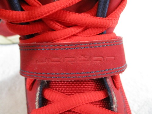 Jordan Flight 45 Kids Sneakers High Top Lace Up Hoop & Loop Red Size 13 - Picture 3 of 12