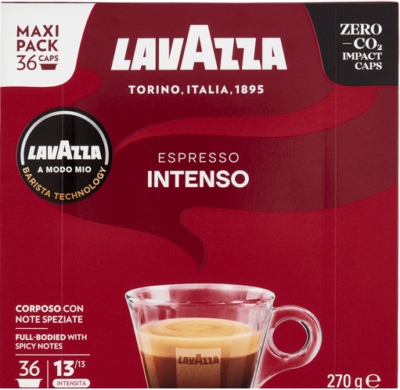 288 CAPSULES LAVAZZA A MODO MIO INTENSO ORIGINAL COFFEE ESPRESSO FREE  SHIPPING | eBay