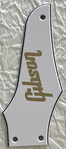 New-For Gibson Firebird Non-Reverse "Logo"Truss Rod Cover White Guitar Pickguard
