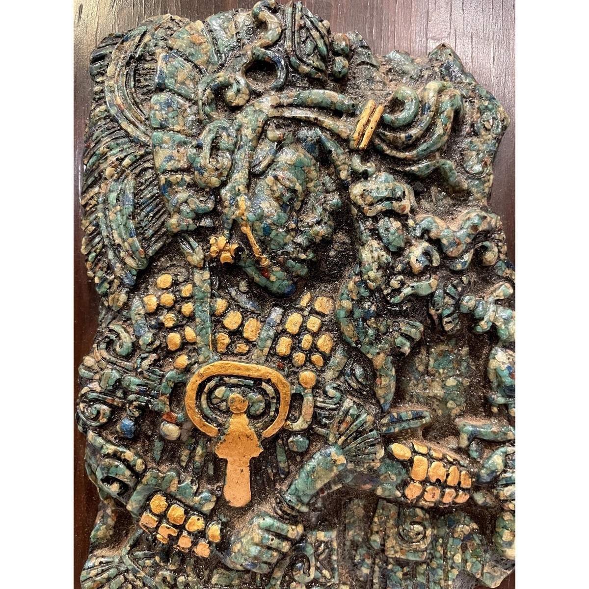 Large Mid-century Zarebski El Arte Aztec Maya Wall Hanging | eBay
