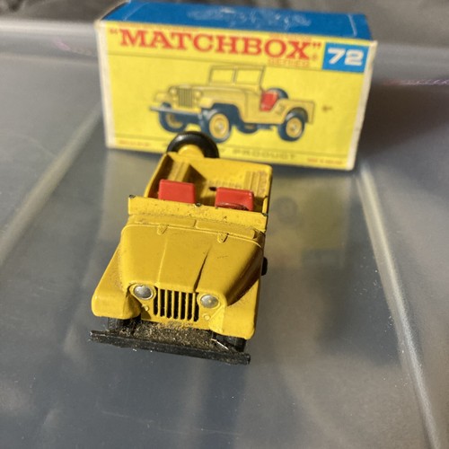 Matchbox 1966 #72 Standard Jeep With Original Box - Picture 2 of 8