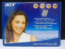 ACER Home Powerline Network, 300M, 14 Mbit/s, Home Plug, USB. #X-60-02
