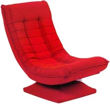 360 Rotatable Swivel 5-Fold Adjustable Foldable Backrest Lazy Lounger Chair Seat