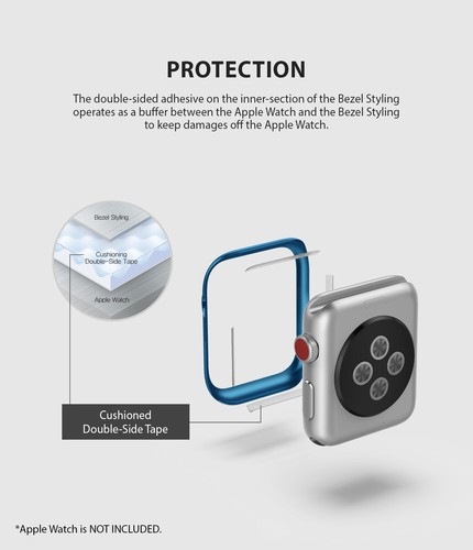 Apple Watch Series 1,2,3 Etui | Ringke Osłona ze stali nierdzewnej do iWatch 42mm - Zdjęcie 30 z 63