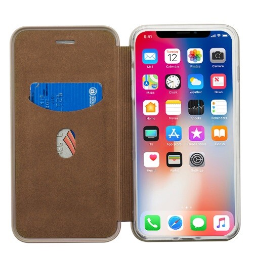 Book-Style Executive Protector Cover for iPhone XS/X w/ free screen protector - Picture 10 of 15