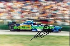 Michael Schumacher in Benetton F1 Original Photo (REPRO) 20x30cm