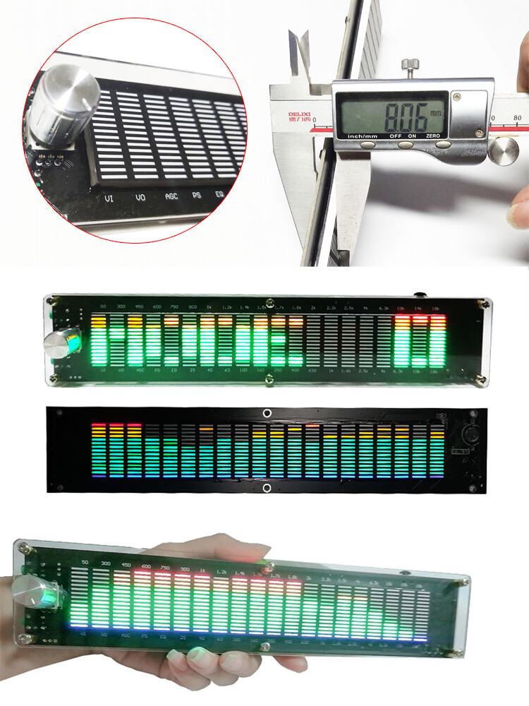 20 Segment LED Level Display Stereo VU Meter Indicator Music 20 Segment LED Level Display Stereo VU Meter Indicator Music